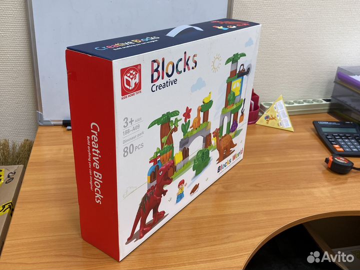 Конструктор 80дет совместим с lego duplo