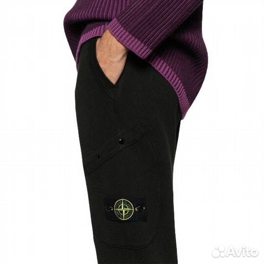 Хлопковые брюки Stone Island L