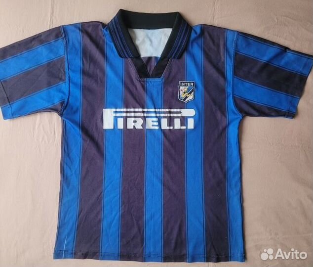 Футболка Интер Милан ретро 42-44 р-р