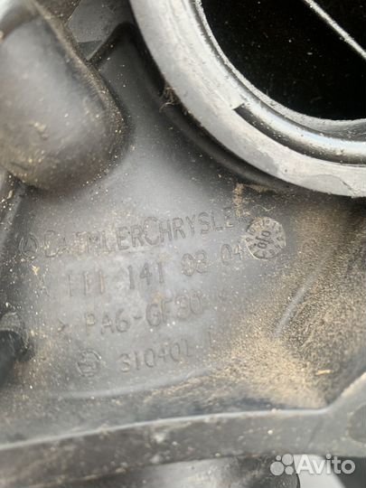 Патрубок воздушного фильтра mercedesw203