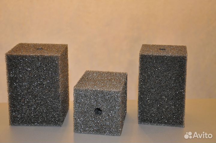 Губка аквариумная. Крупнопористая 85*120мм