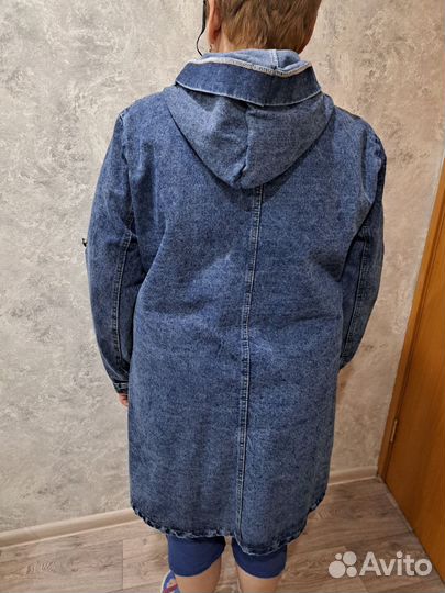 Джинсовая куртка женская 54 56 размер