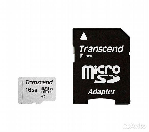 Карта памяти Transcend microsdhc 300S Class 10 UHS