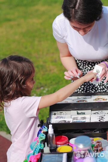 Бьюти-бар, аквагрим,канеколон на детские праздники