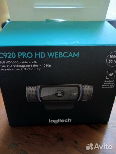 Веб камера logitech c920 pro hd Full HD 1080