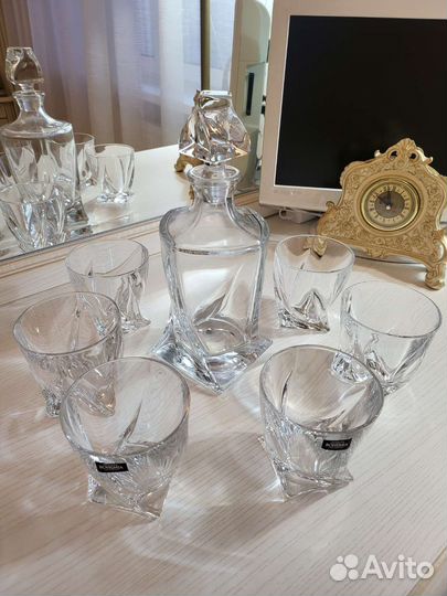 Набор бокалов для виски Crystalite Bohemia Quadro