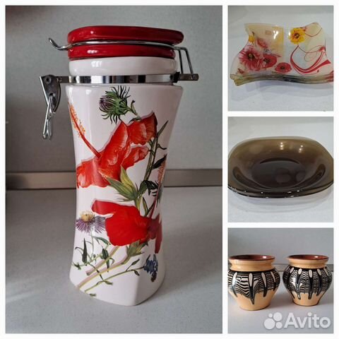 Банка керамика, горшочки, тарелки