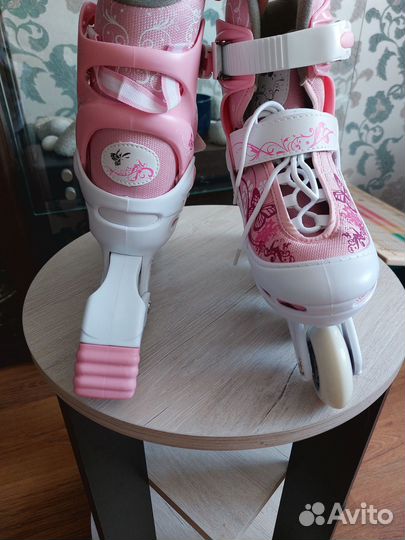 Роликовые коньки детские новые раздвижные