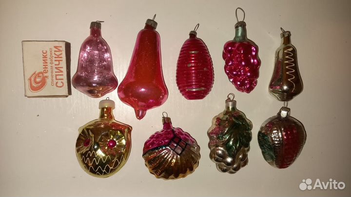 Елочные игрушки из СССР