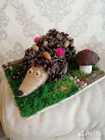 Осенняя поделка из природных материалов