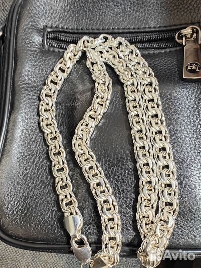 Серебряная цепь бисмарк 128гр