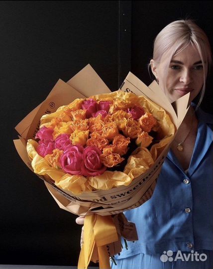 31 роза букет доставка