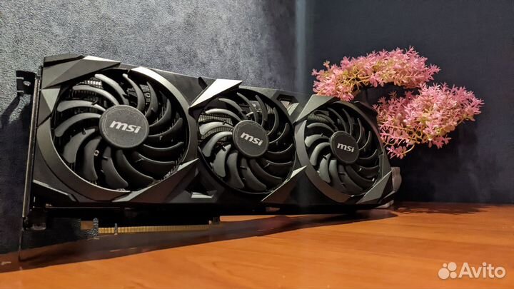 Видеокарта MSI RTX3060TI gddr6X ventus 3X