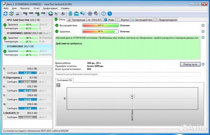 Внешний жёсткий диск Seagate, форм-фактор 3.5