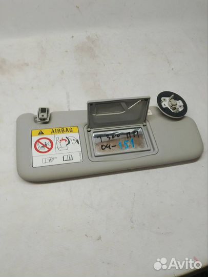 Солнцезащитный козырек правый Chevrolet Aveo T300