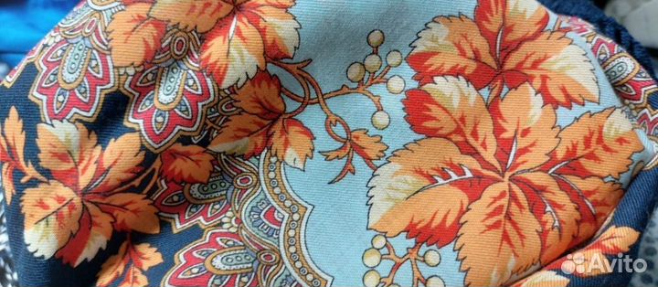 Павловопосадский платок багрянец осени