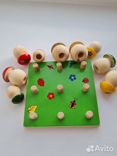 Развивающие деревянные игрушки