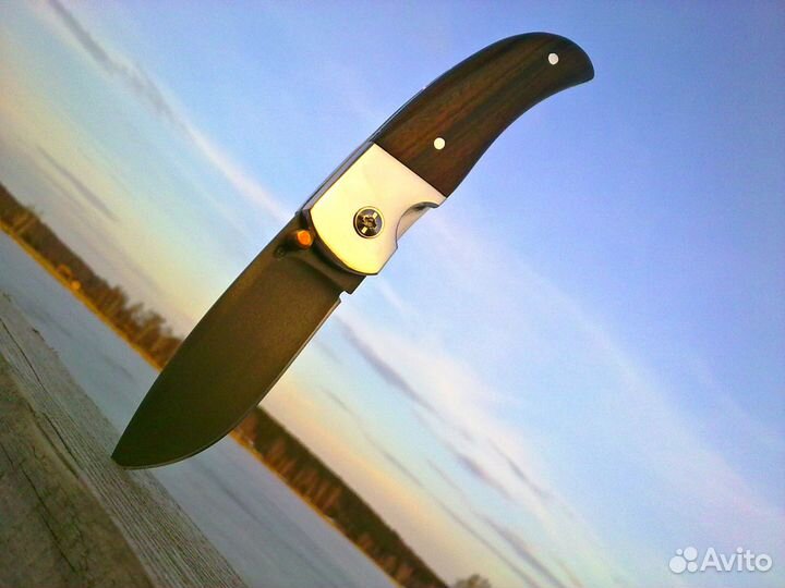 Нож складной Шмель разделочный Х12мф Ручная Работа