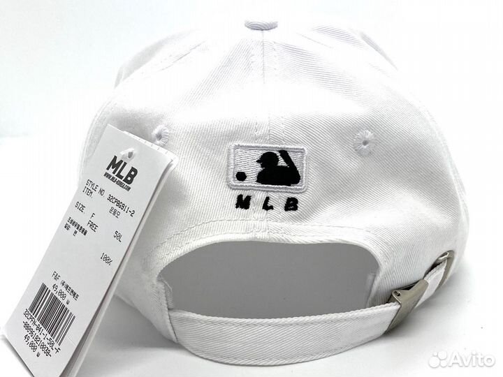 Бейсболка Нью-Йорк цвет белый