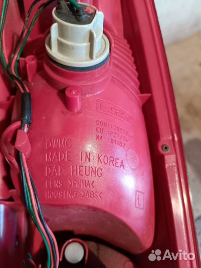 Фонарь задний левый Chevrolet Rezzo