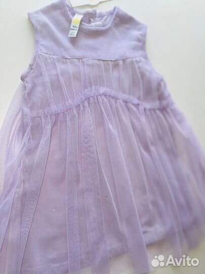 Новое детское нарядное платье 86-92