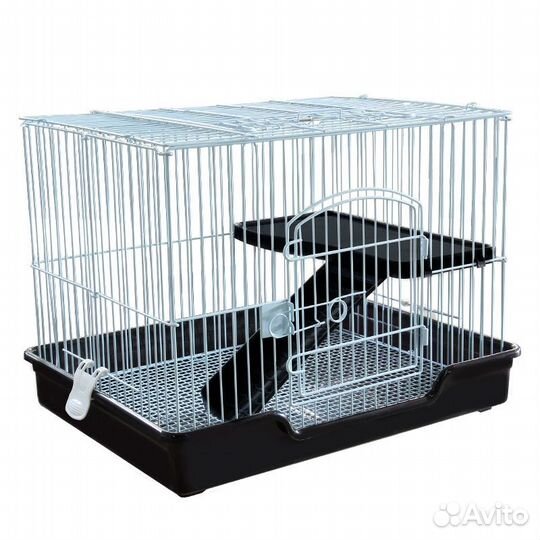 C5 Клетка для шиншил, хорьков 1 полка пластик 61х4