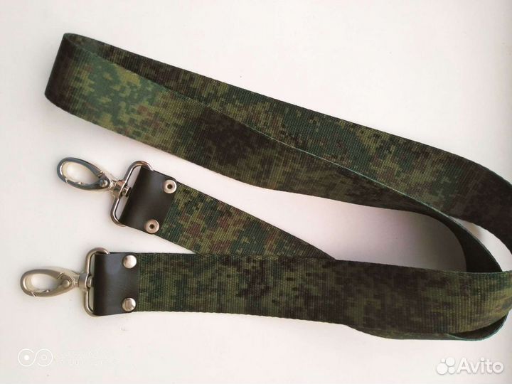 Ремень для сумки цветной хаки широкий