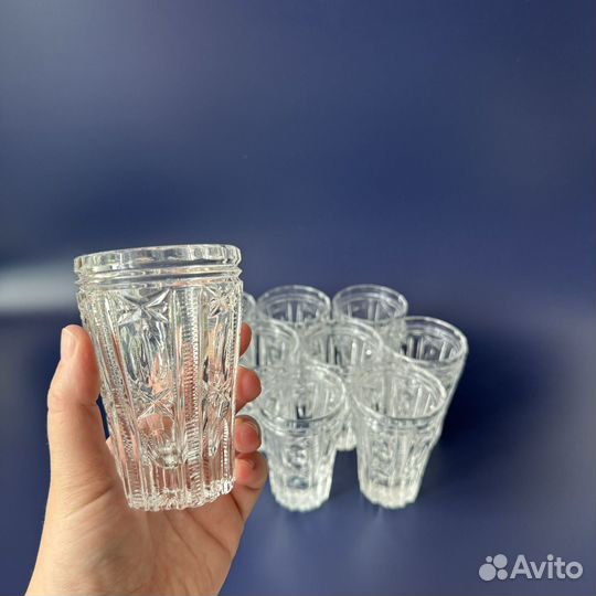 Стаканы и Рюмки хрустальные СССР бокалы стопки