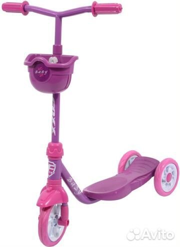 Самокат с корзинкой