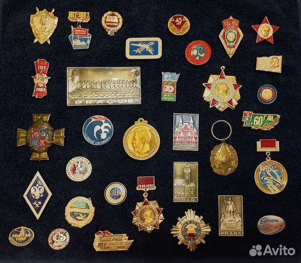 Значки старые разные