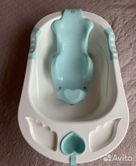Ванночка для купания HappyBaby с горкой