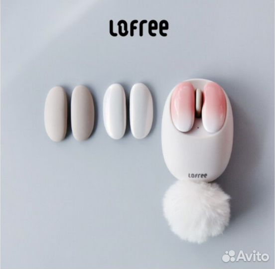 Мышь беспроводная Lofree Petal, светло-розовый