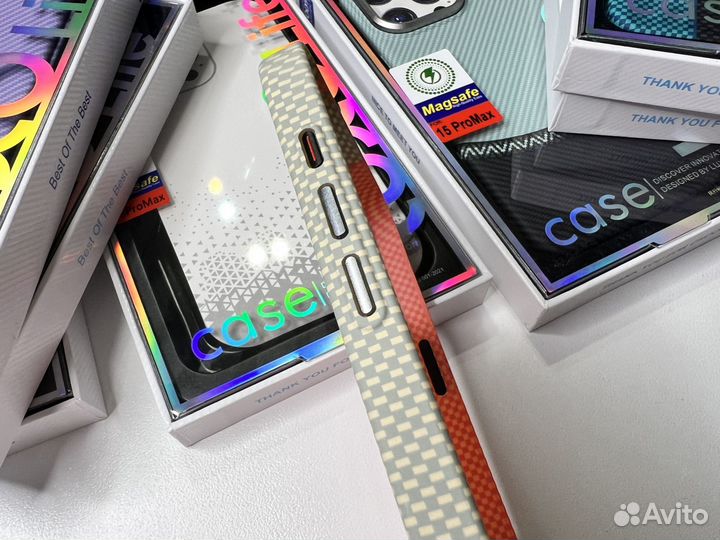 Чехол на iPhone 15 Pro max и др. Аналог Pitaka