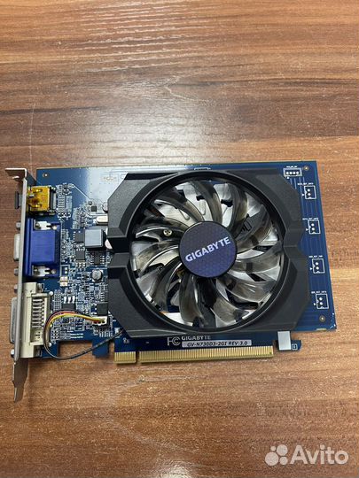 Видеокарта gigabyte GT 730 2GB