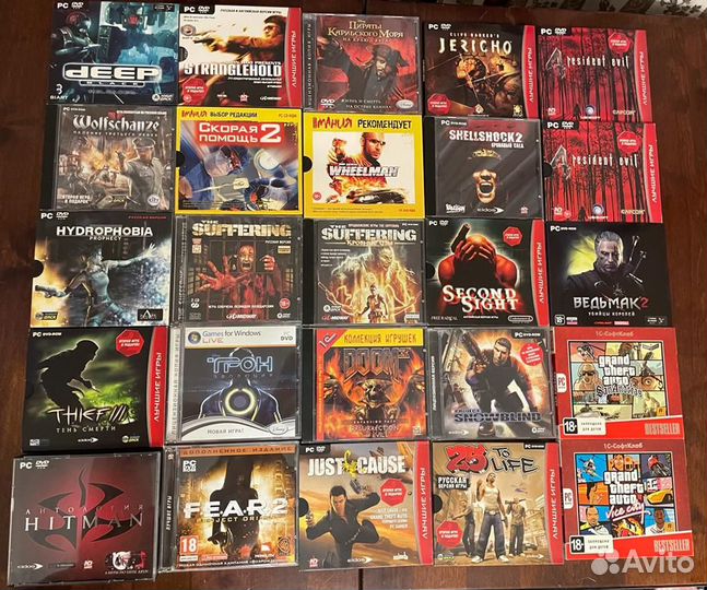 Компьютерные игры в боксах