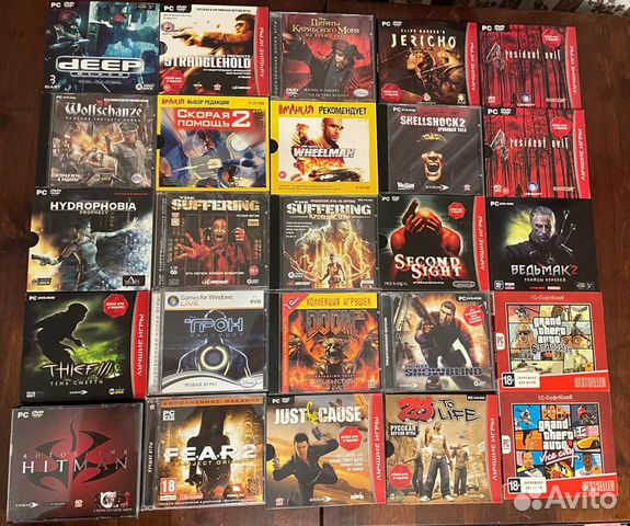 Компьютерные игры в боксах