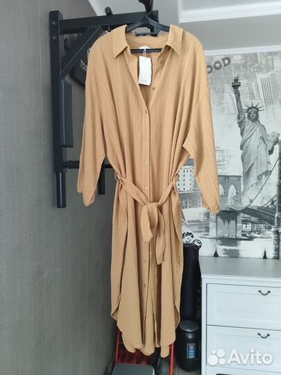 Платье летнее р 48 54 хлопок 100% Reserved