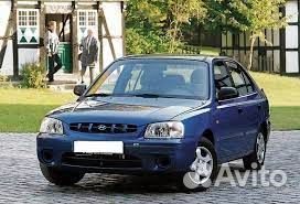 Hyundai Accent II Лобовое стекло