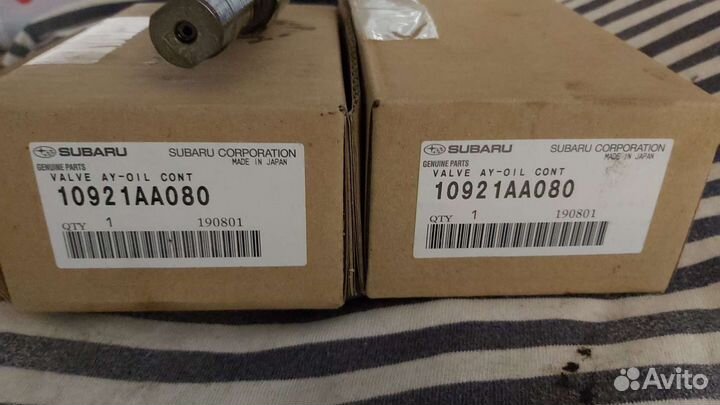 Клапаны регуляторов фаз грм Subaru 10921AA080