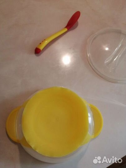 Тарелка с ложкой