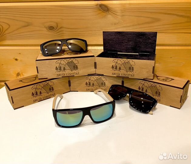Очки поляризационные (дерево)