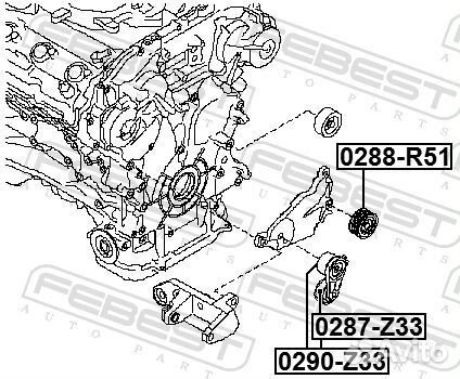 Натяжитель ремня навесного оборудования 0290Z33