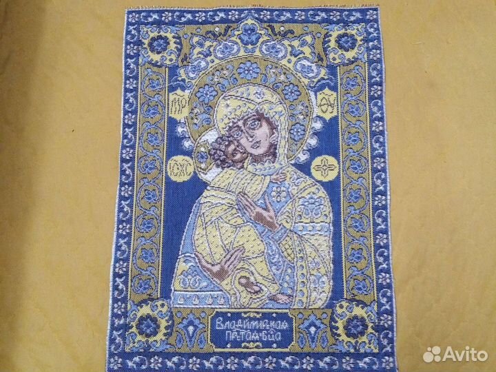 Картина из гобелена Владимирская богоматерь