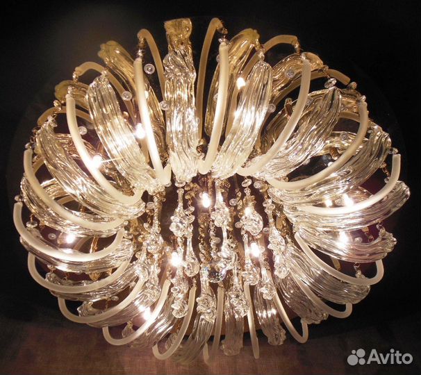 Люстра Потолочная Галоген - 5543/15 золото