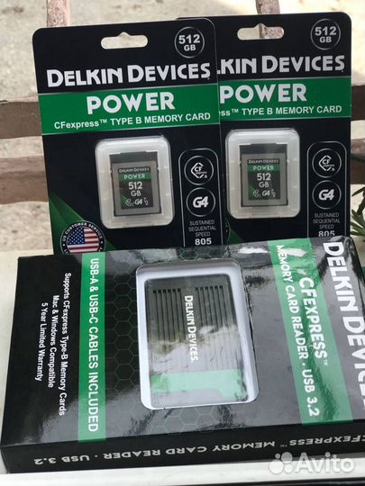 Карты памяти power CFexpress от Delkin Devices