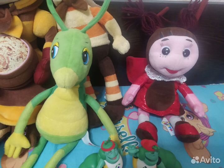Лунтик мягкие игрушки набор