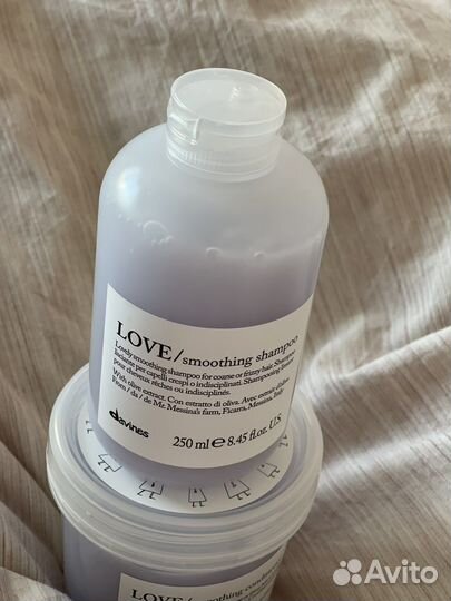 Davines love smoothing шампунь кондиционер новые