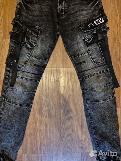 Джоггеры карго джинсовые Lee Yo Jeans, Италия