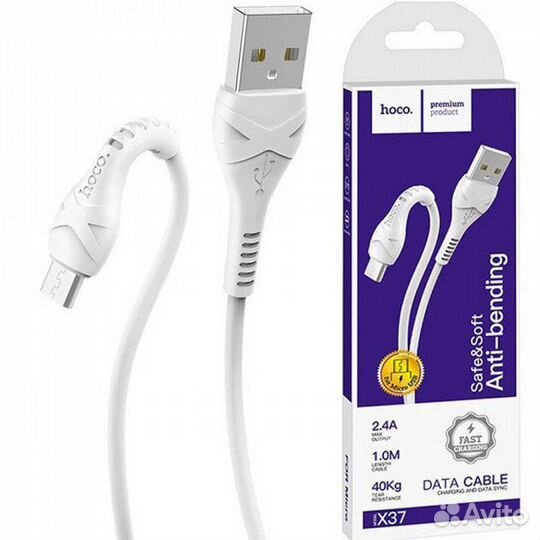 Кабель USB - micro usb Hoco X37 2.4A