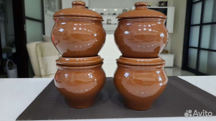 Горшок керамический для запекания времен СССР